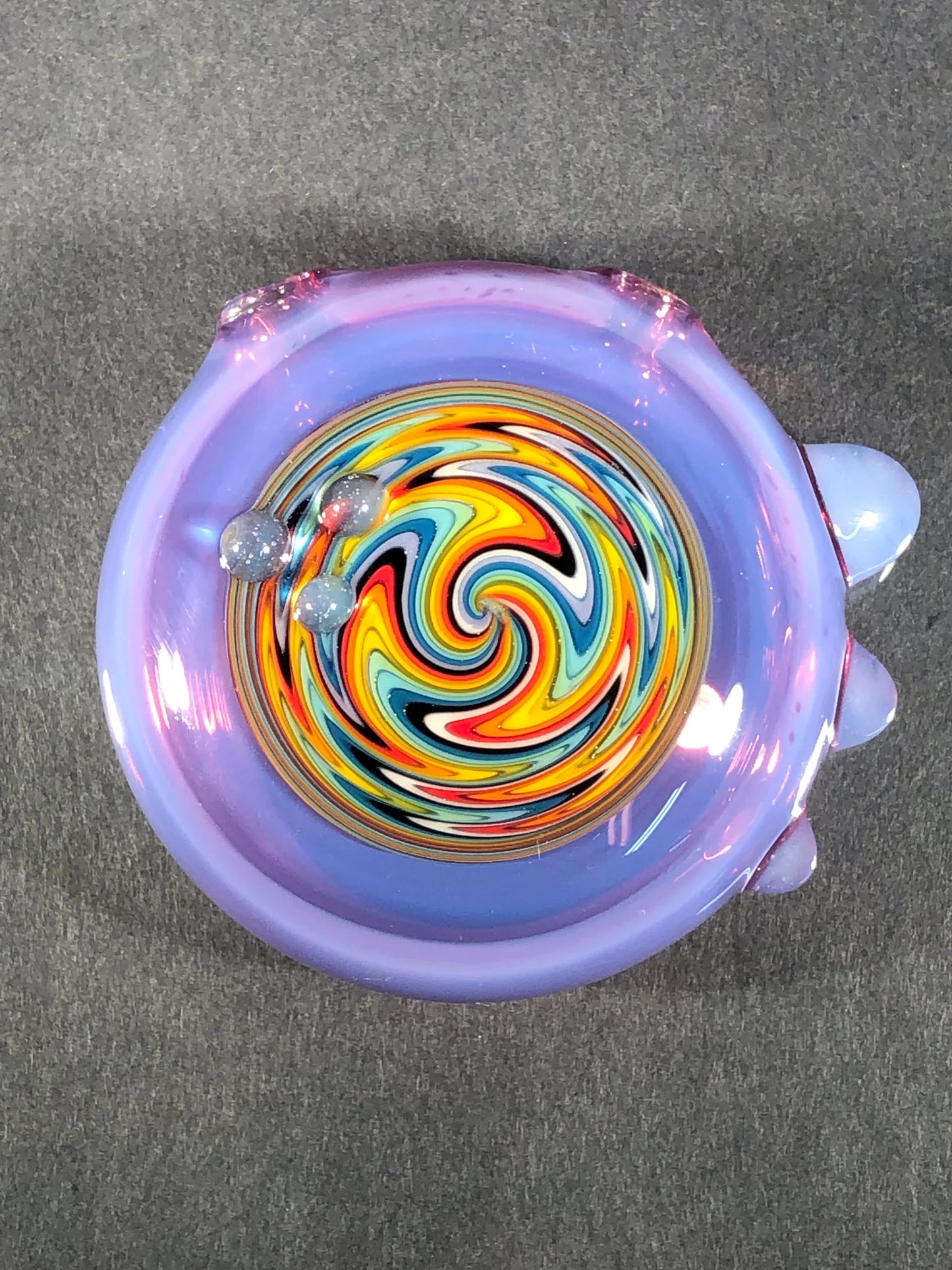 Stargazer hollow reversal disc pendant